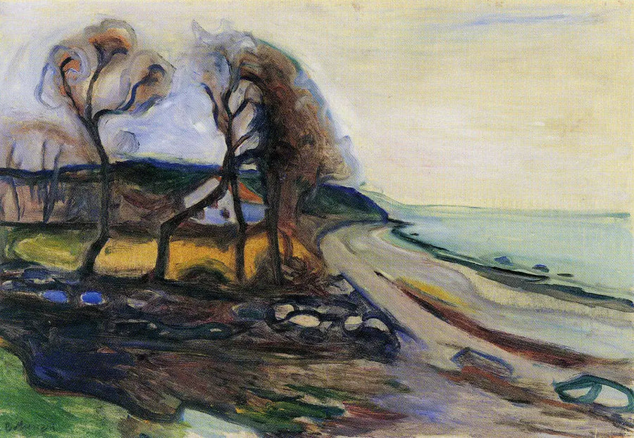 Strandlandskap - Edvard Munch