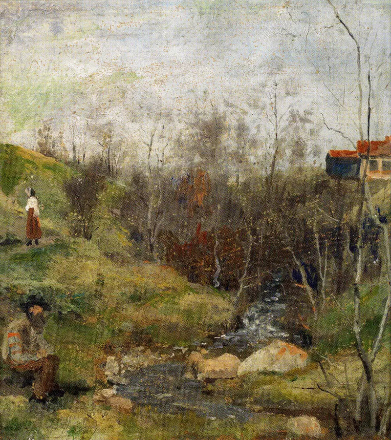 Vårlandskap - Edvard Munch