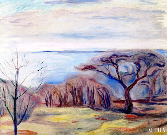 Paysage de printemps - Edvard Munch - Reproductions de tableaux et peintures haut de gamme