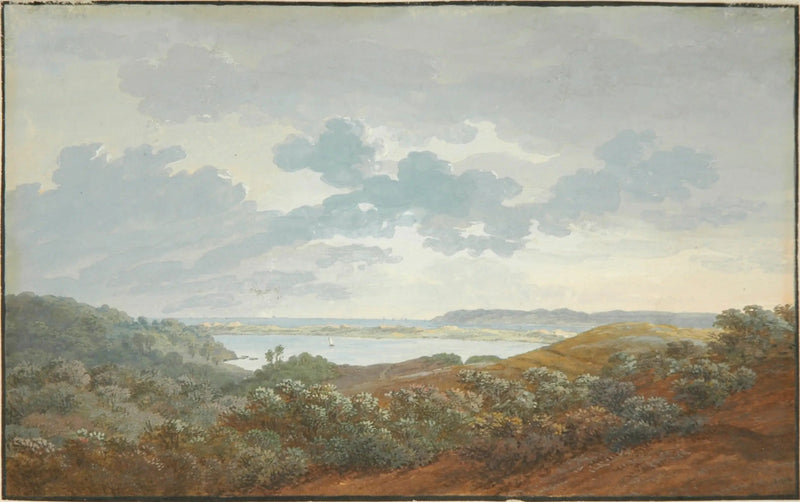 Rügenlandskap med vik - Caspar David Friedrich