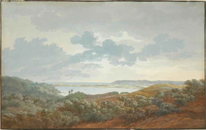Rügenlandskap med vik - Caspar David Friedrich