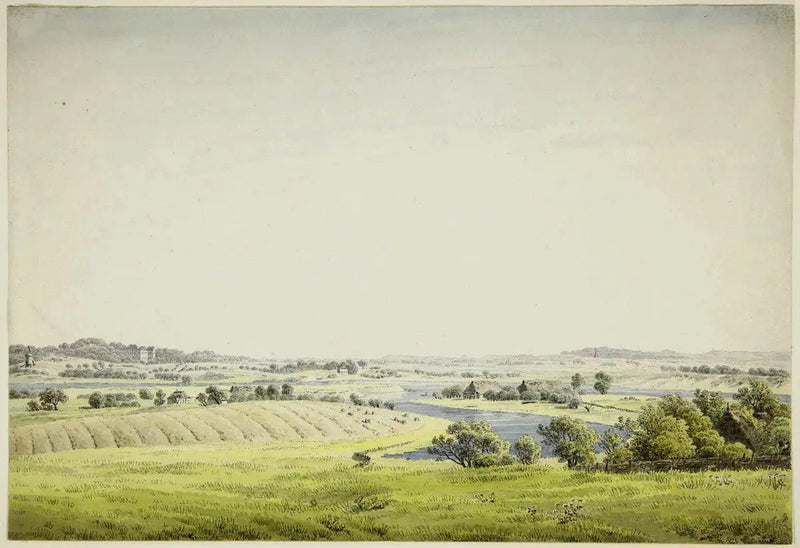 Landskap i Rügen nära Putbus - Caspar David Friedrich