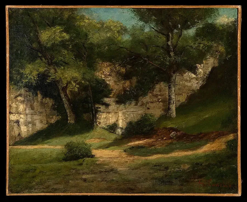 Saintonge-landskap - Gustave Courbet