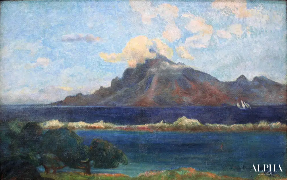 Paysage de Te Vaa (Tahiti) - Paul Gauguin - Reproductions de tableaux et peintures haut de gamme