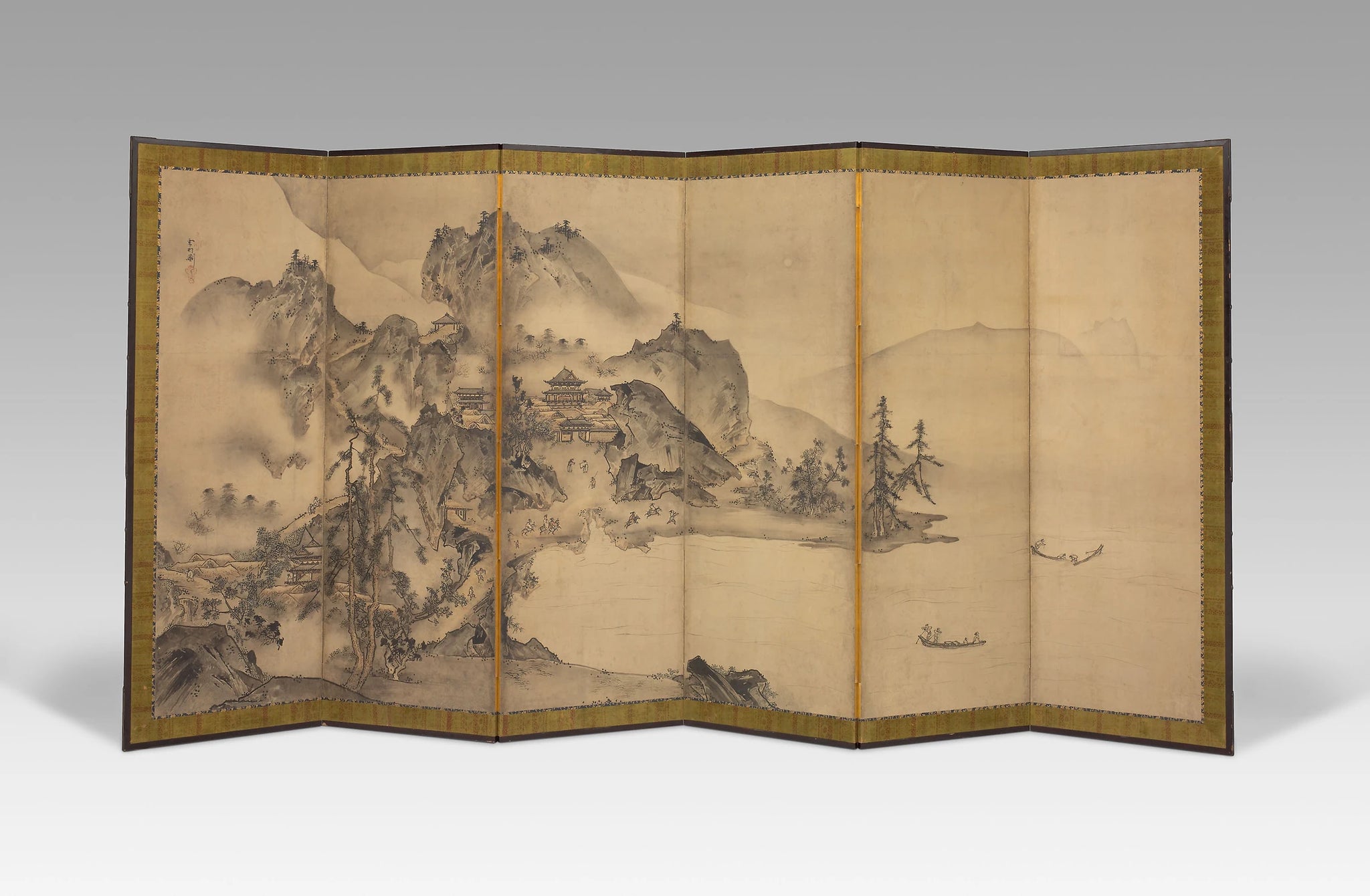 Paysage des quatre saisons, Sesson Shukei, 1560