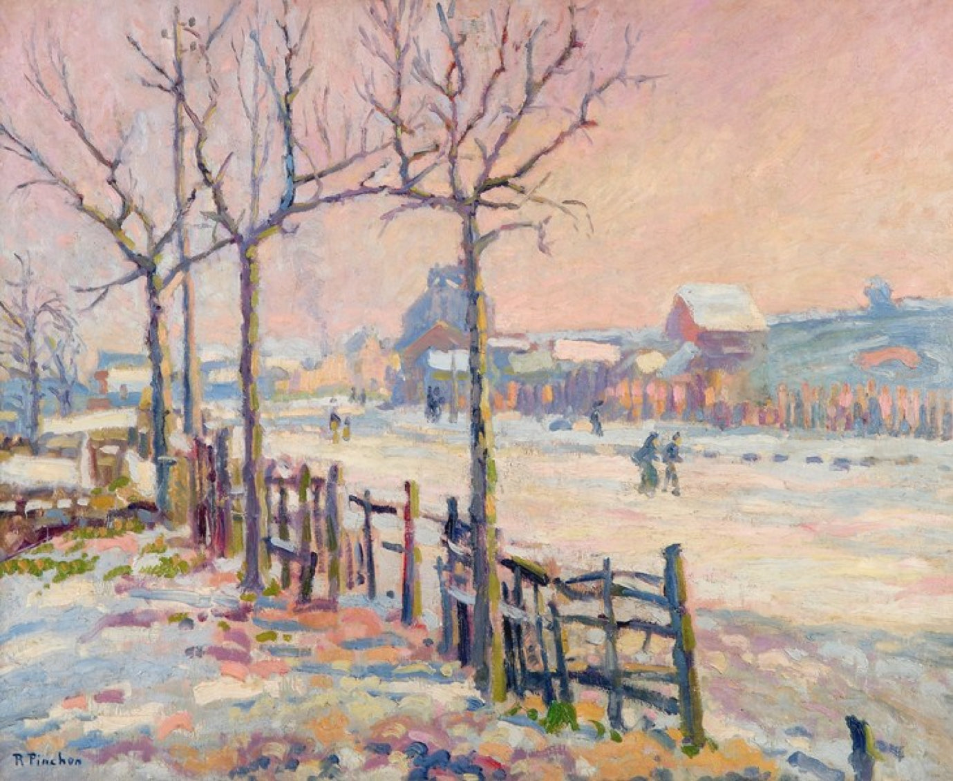 Paysage d’hiver - Robert Antoine Pinchon - Alpha Reproduction