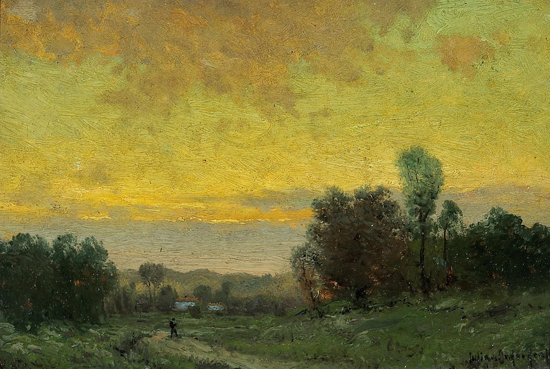 Solnedgångslandskap - Julian Onderdonk