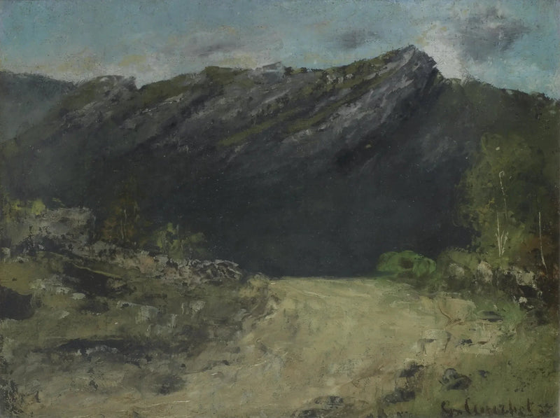 Juralandskap - Gustave Courbet