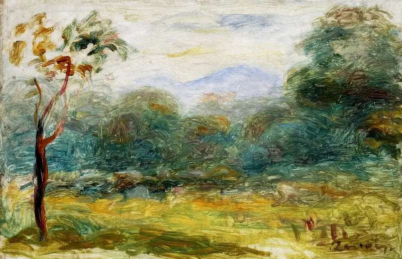 Landskap från Midi (Cagnes). - Pierre-Auguste Renoir
