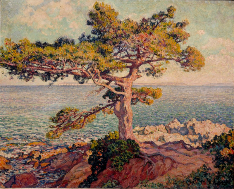 Landskap från södern - Théodore van Rysselberghe