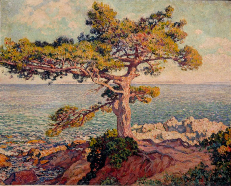 Landskap från södern - Théodore van Rysselberghe