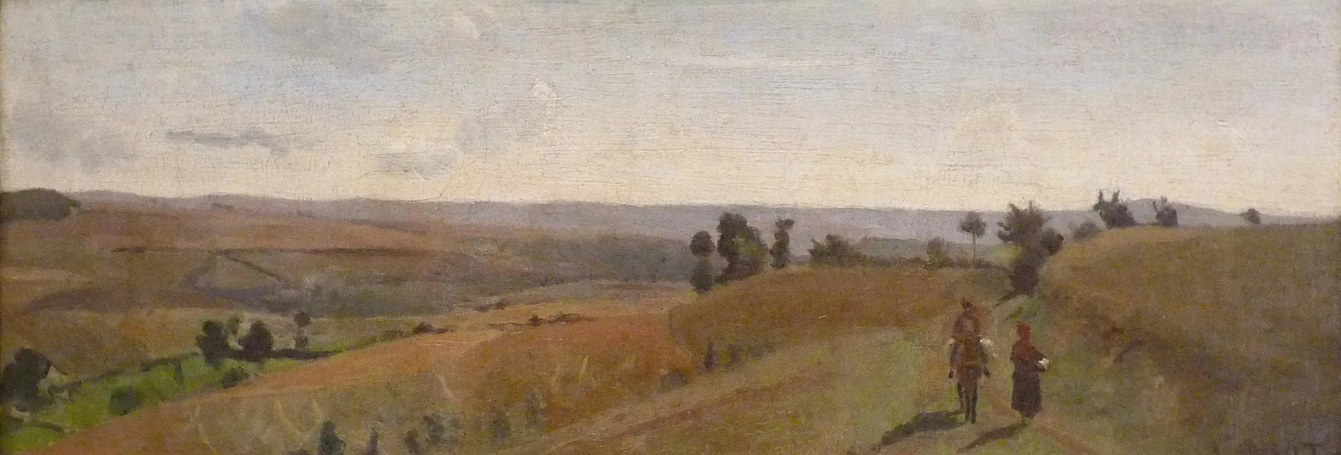 Paysage du Morvan - Jean-Baptiste Camille Corot image 1 tableau peint à l’huile sur toile