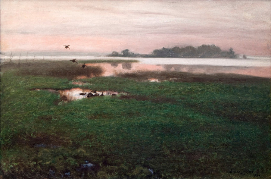 Paysage du soir - Bruno Liljefors