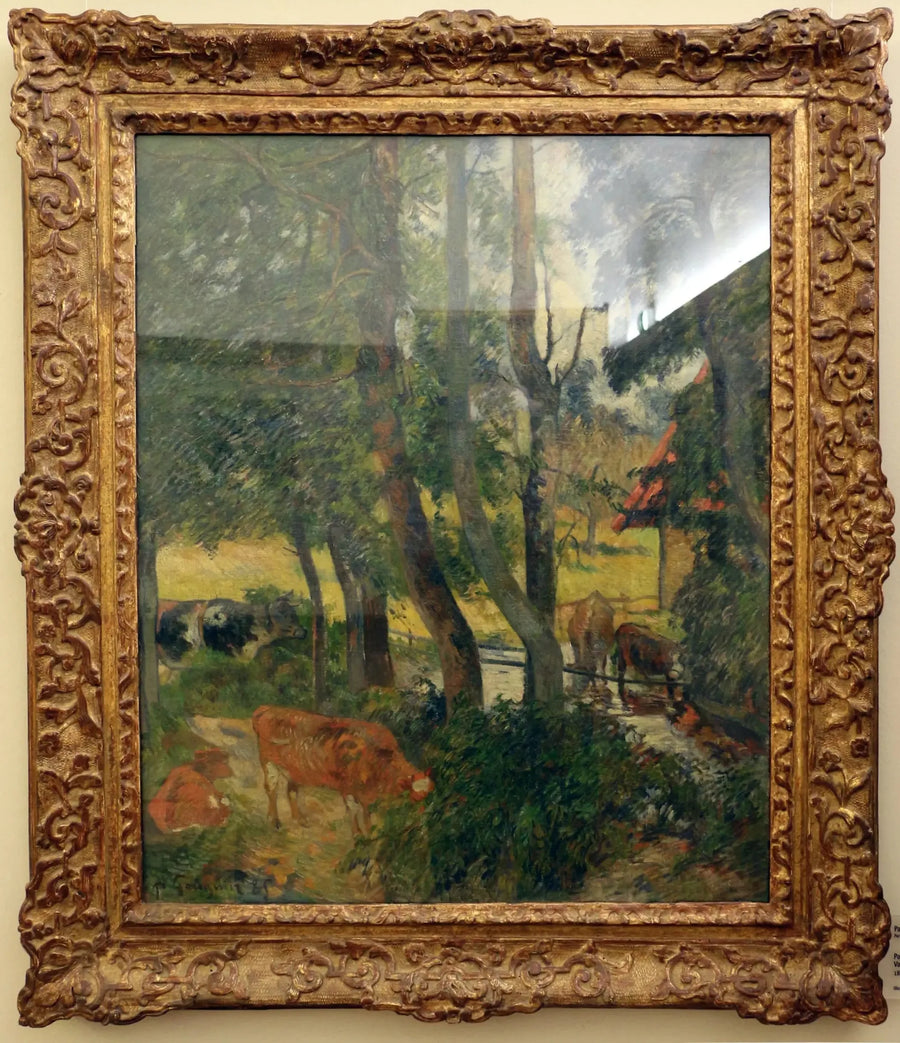 Landskap i Normandie - Paul Gauguin