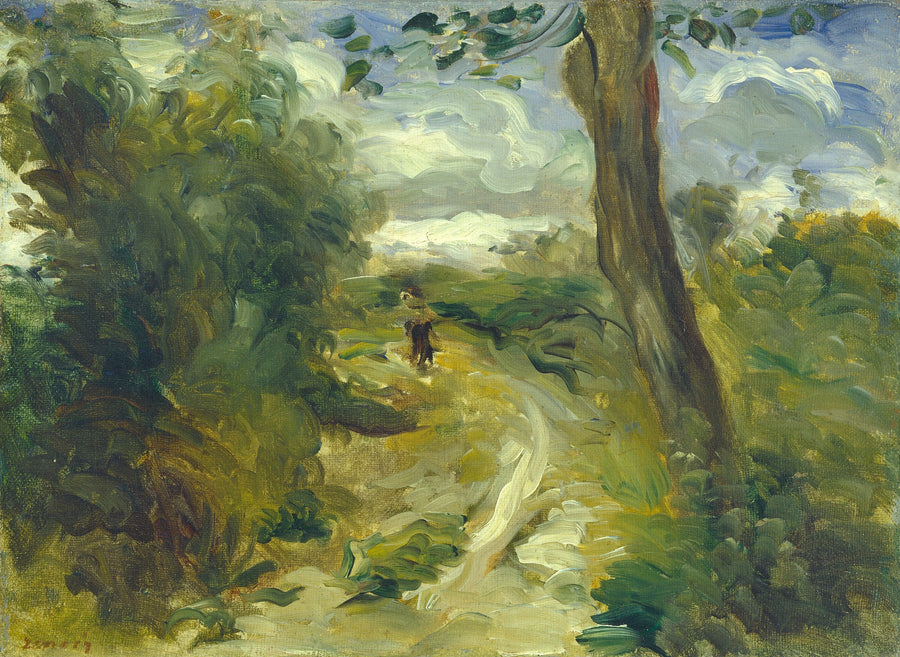 Landskap mellan stormarna - Pierre-Auguste Renoir