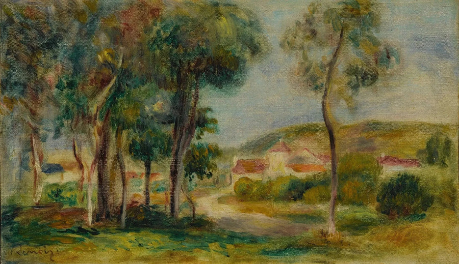 Landskap i Essoyes - Pierre-Auguste Renoir