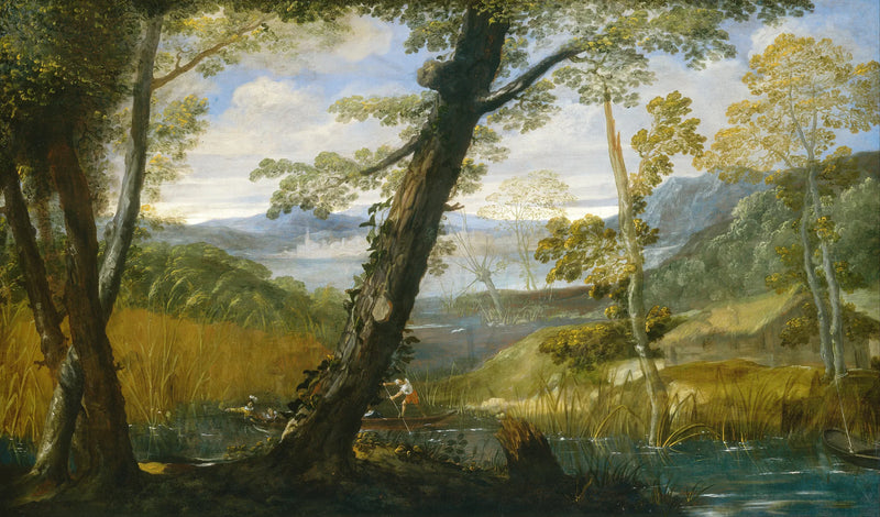 Flodlandskap - Annibale Carracci