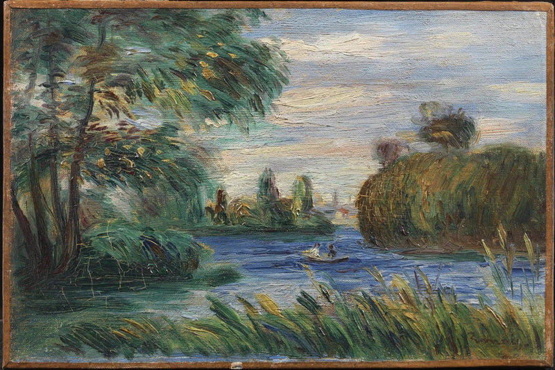 Flodlandskap - Pierre-Auguste Renoir