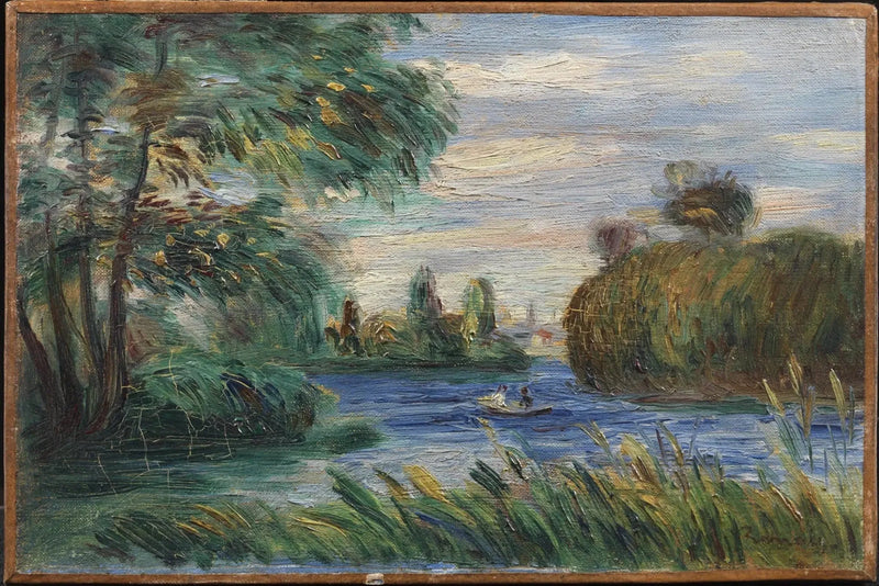 Flodlandskap - Pierre-Auguste Renoir