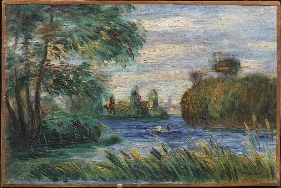 Flodlandskap - Pierre-Auguste Renoir
