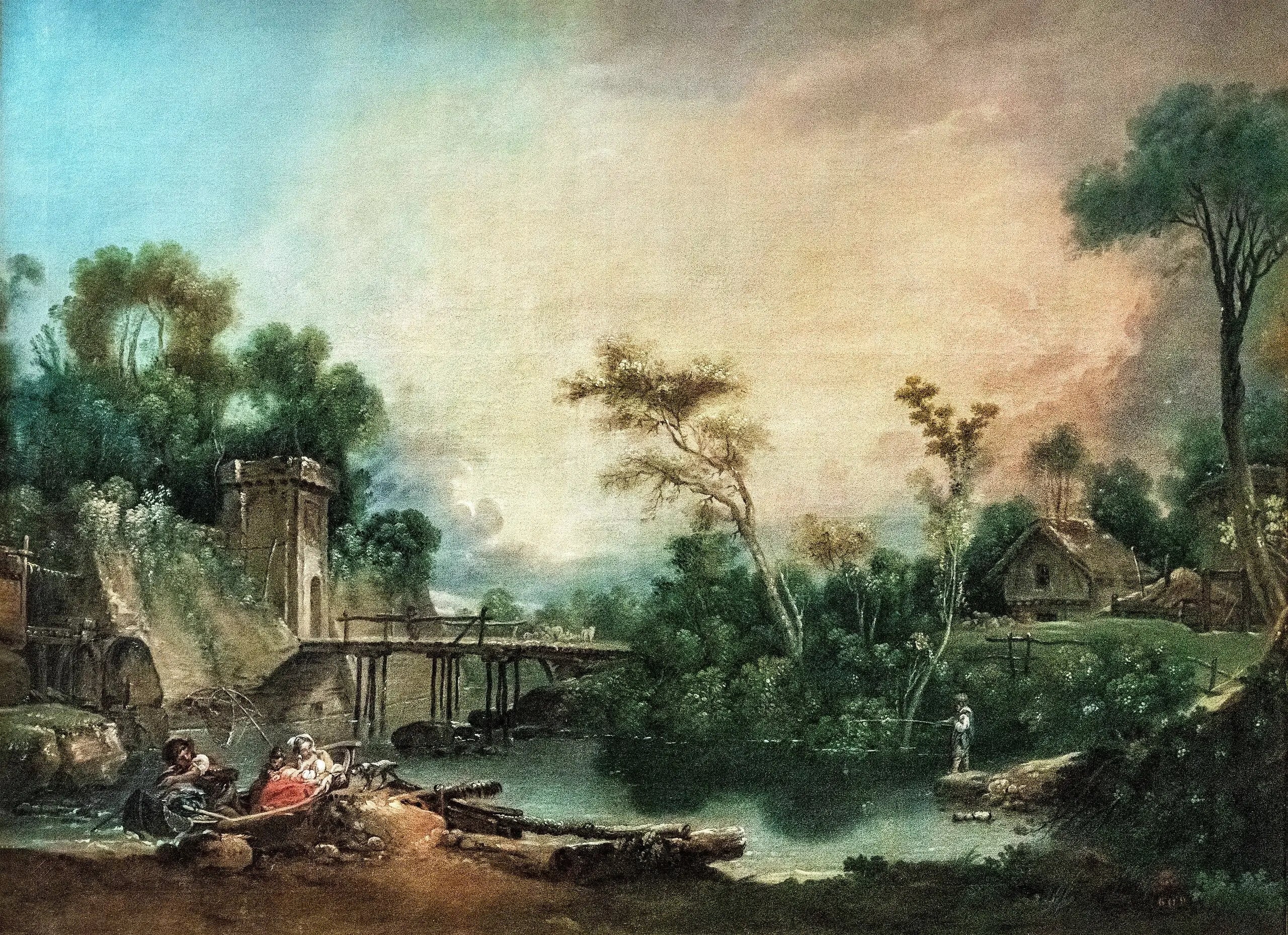 Paysage - François Boucher - Alpha Reproduction