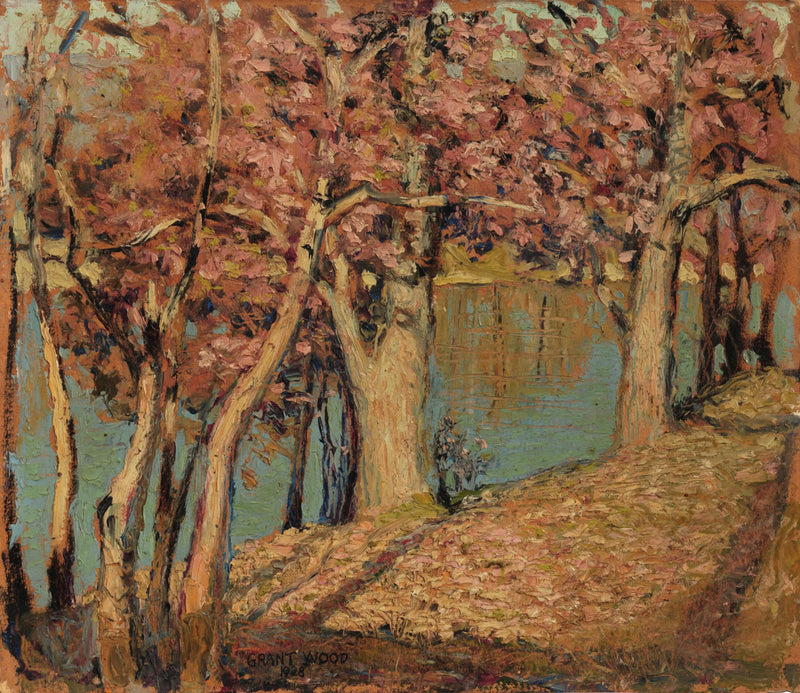 Landskap - Grant Wood