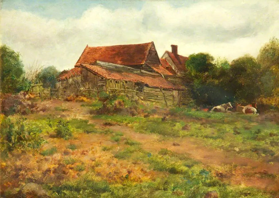 Landskap, Hampstead - John Everett Millais