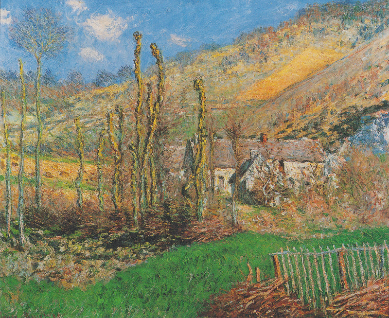 Vinterlandskap vid Val de Falaise W975 - Claude Monet