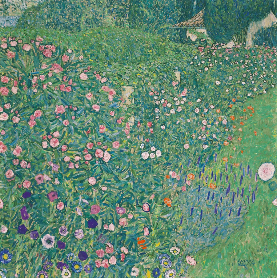 Italiensk trädgårdslandskap - Gustav Klimt