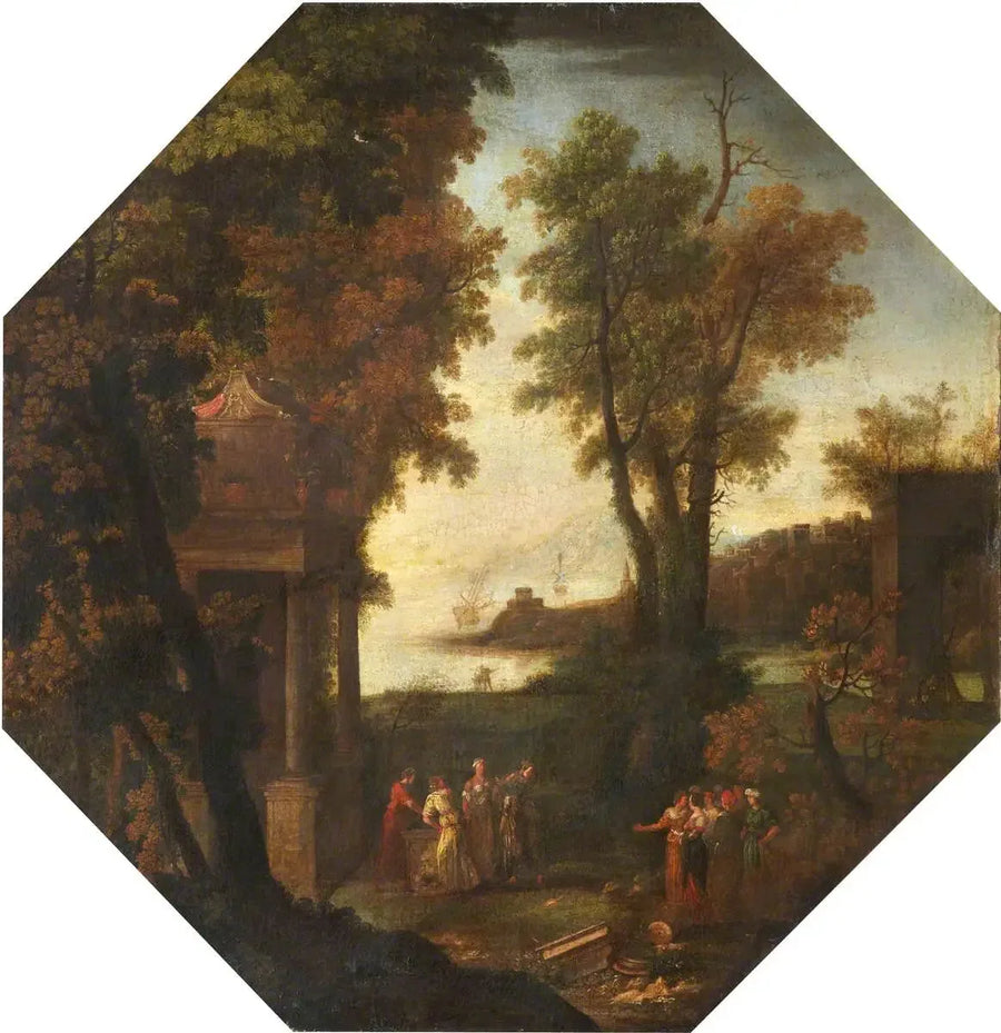 Italienskt landskap - Claude Lorrain