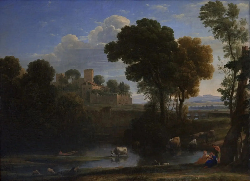 Italiensk landskap - Claude Lorrain