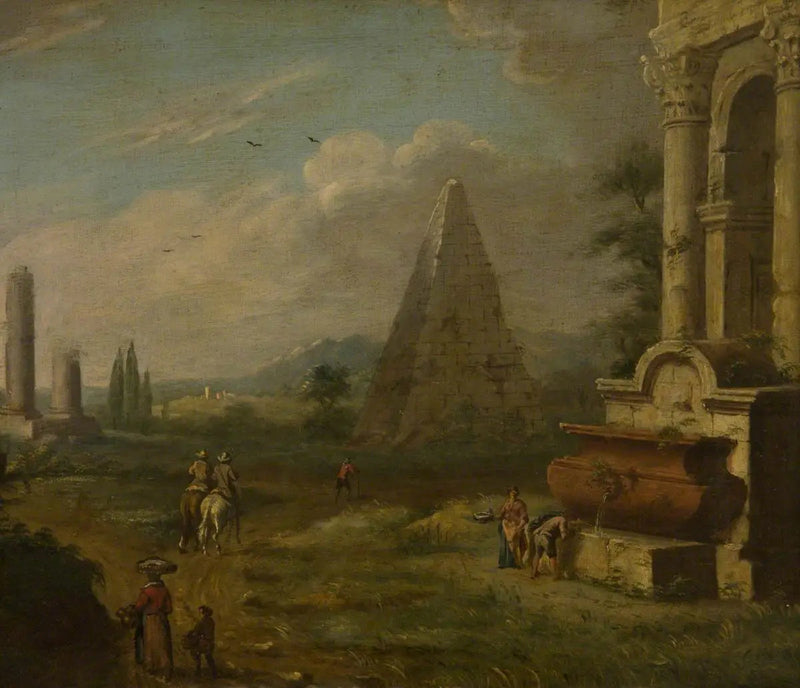 Italiensk landskap - Giovanni Paolo Panini