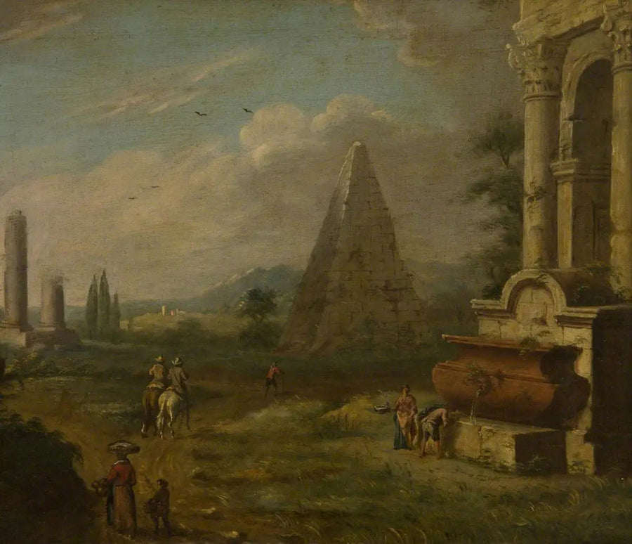 Italiensk landskap - Giovanni Paolo Panini