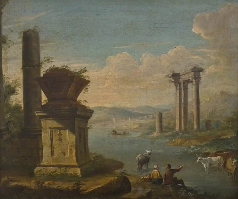 Italiensk landskap - Giovanni Paolo Panini