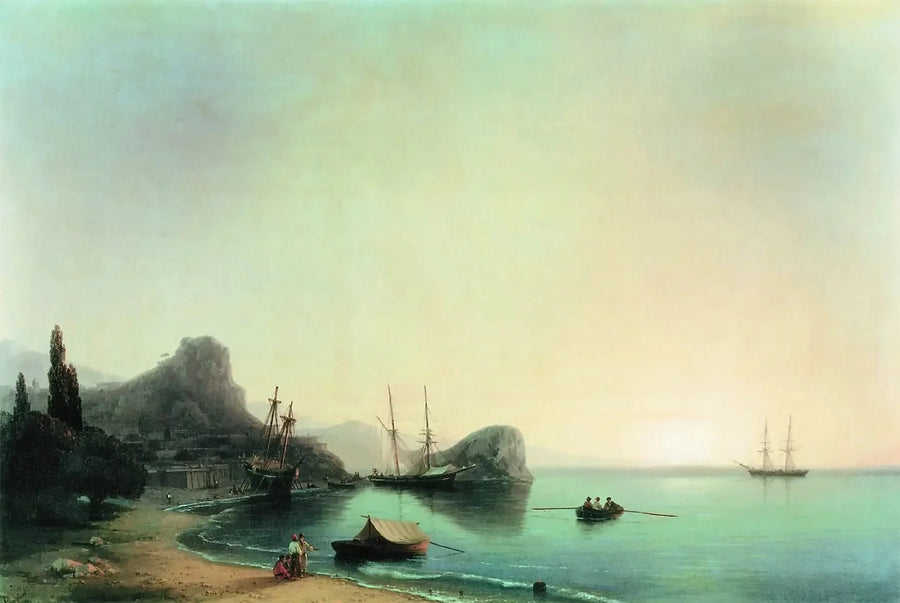 Italiensk landskap - Ivan Aïvazovski