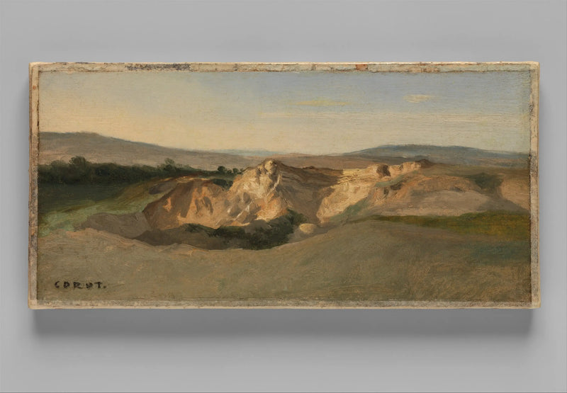 Italiensk landskap - Jean-Baptiste Camille Corot