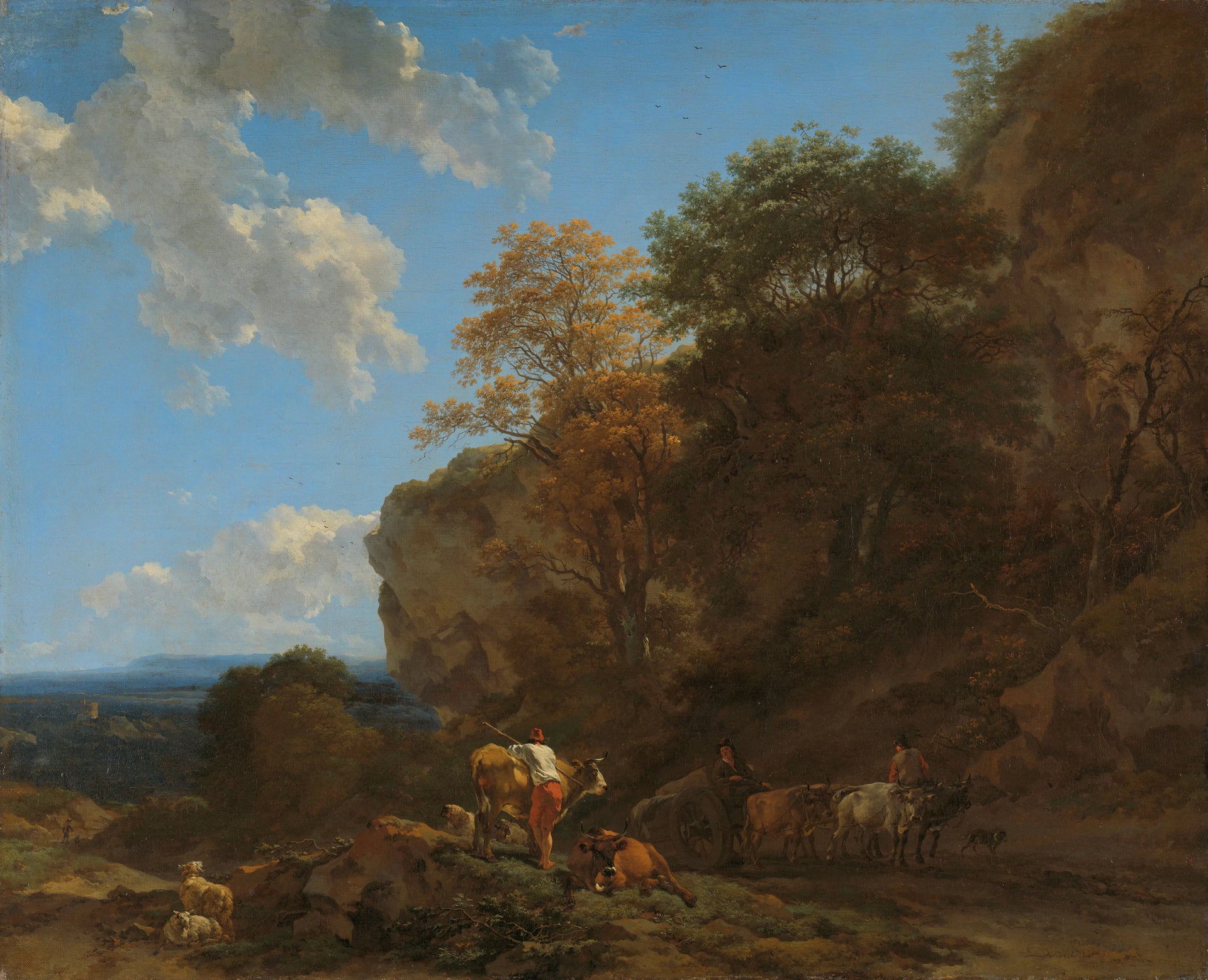 Paysage italien - Nicolaes Berchem