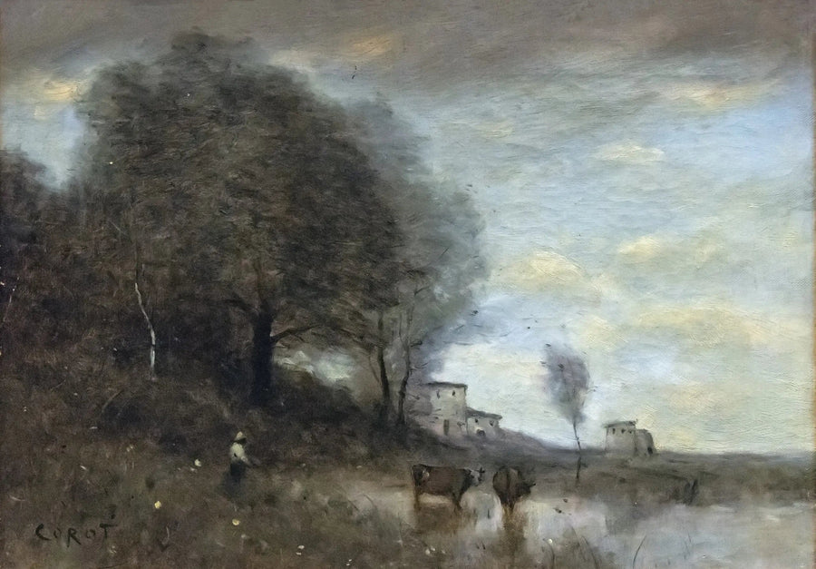 Landskap - Jean-Baptiste Camille Corot
