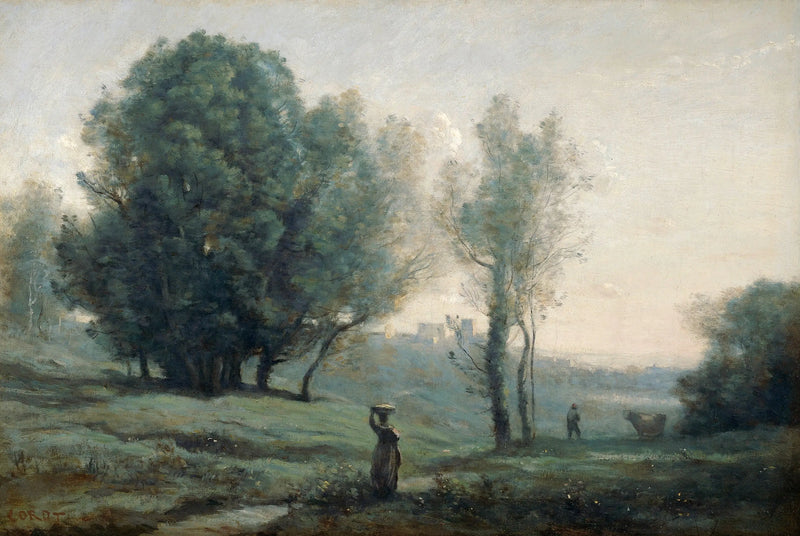 Landskap - Jean-Baptiste Camille Corot