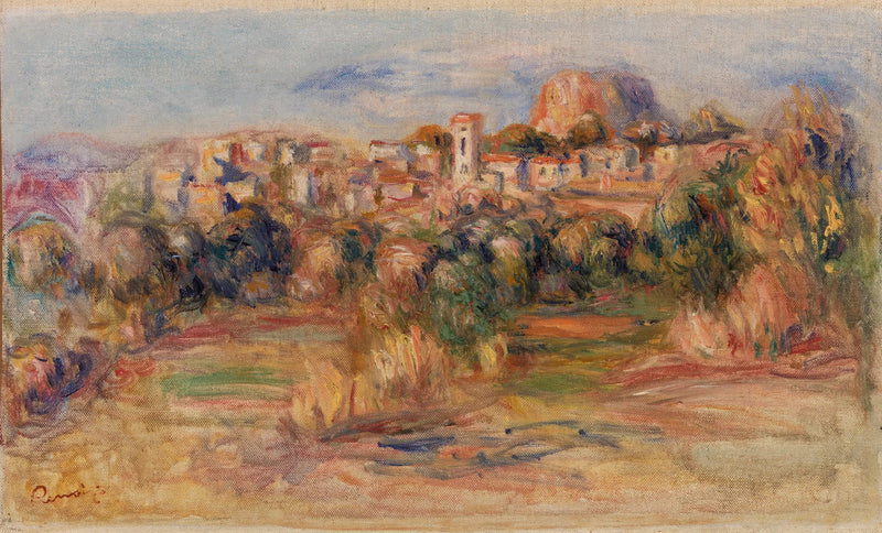 Landskap, La Gaude (Landskap, La Gaude) - Pierre-Auguste Renoir