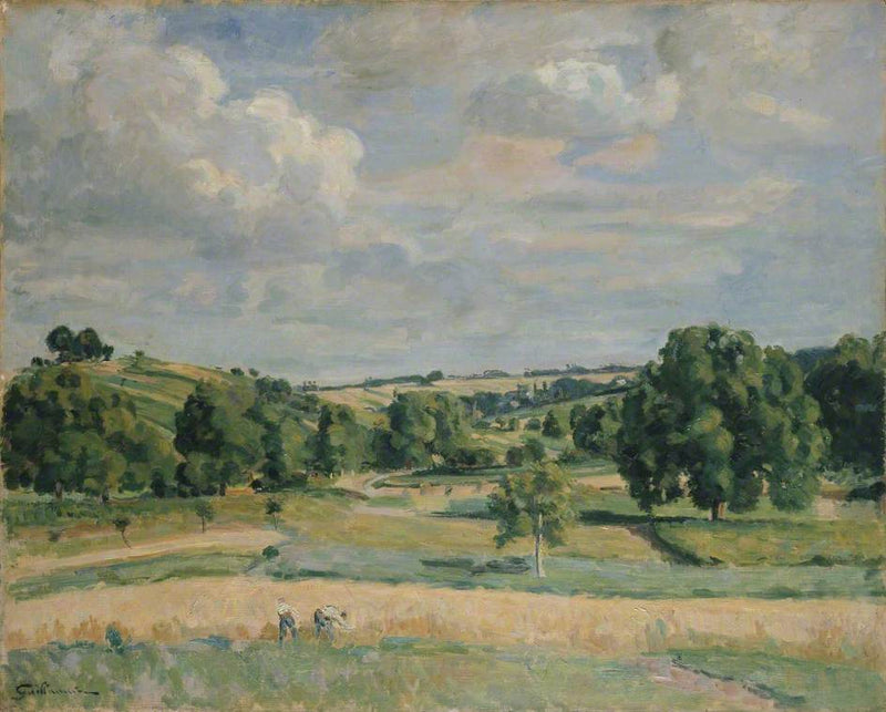 Landskap: Skördetid i Somme-dalen - Armand Guillaumin