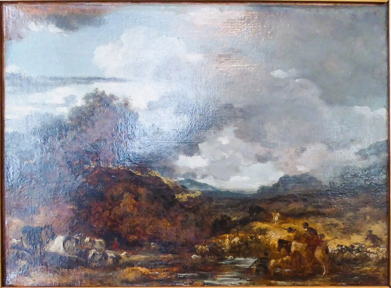 Landskap (Le Gué) - Jean-Honoré Fragonard