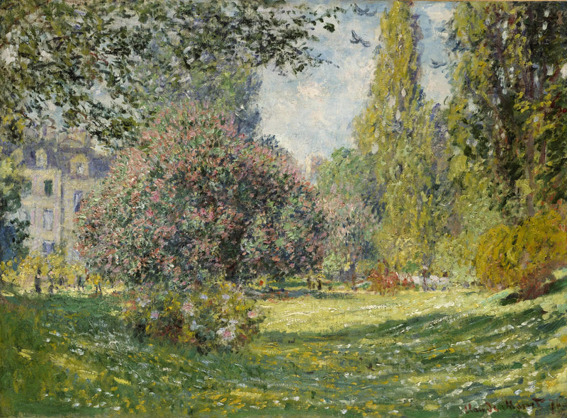 Landskap: Parc Monceau - Claude Monet