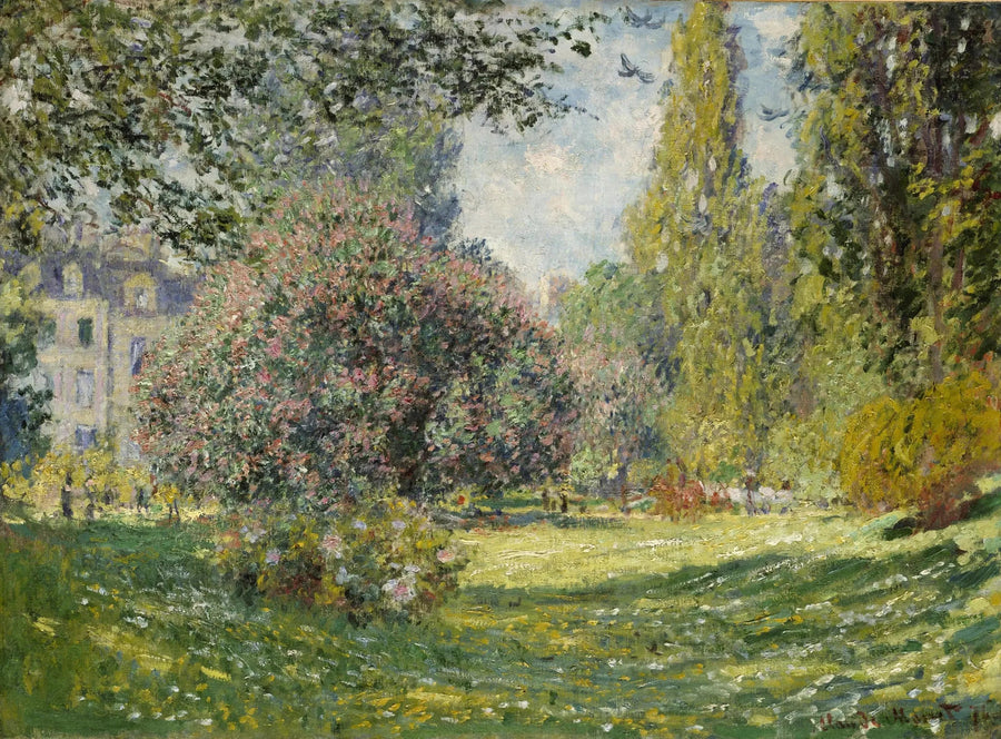 Landskap: Parc Monceau - Claude Monet