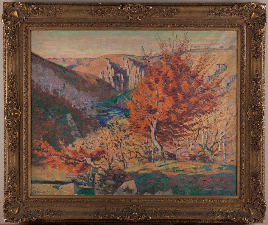 Landskap, Fileuse-klippan - Armand Guillaumin