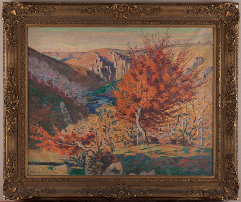 Landskap, Fileuse-klippan - Armand Guillaumin