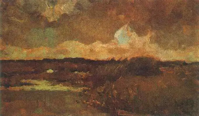 Sumpigt landskap - Vincent van Gogh