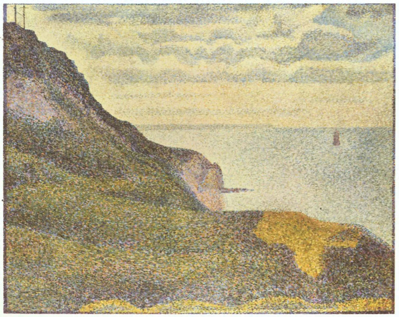 Marinlandskap i Port-en-Bessin, Normandie - Georges Seurat