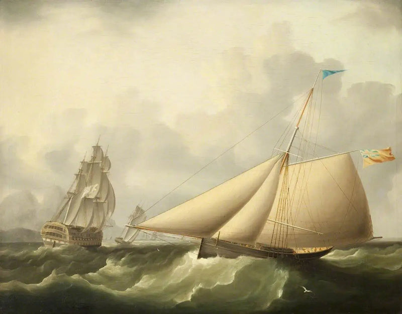 Marinlandskap - James E. Buttersworth