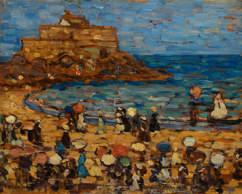 Marinlandskap – Saint-Mâlo - Maurice Prendergast